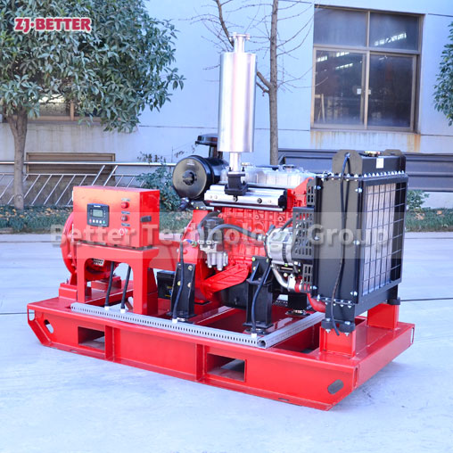 Diesel Fire Pump With Control Cabinet