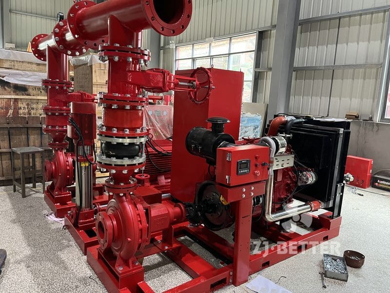 Large EDJ Fire Pump Set