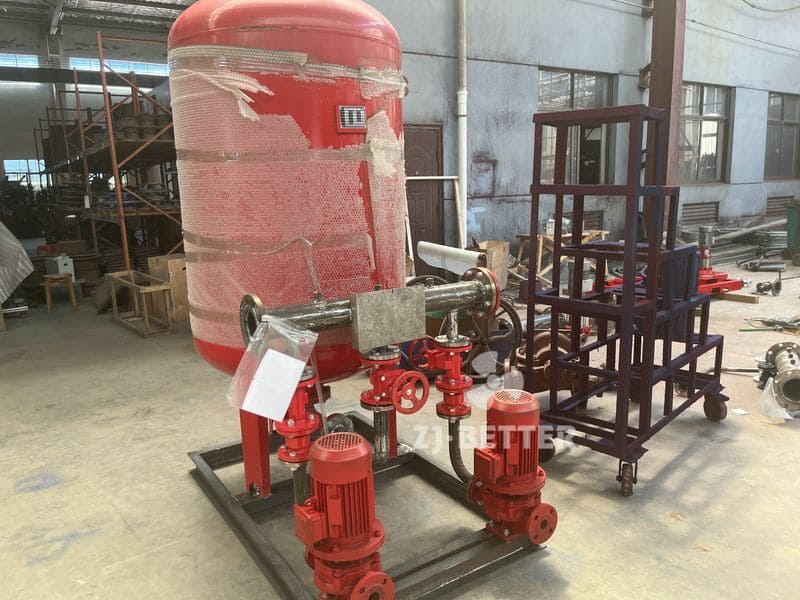 Pressurized And Jockey Fire Pump