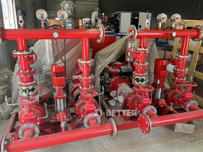 Two Custom Fire Pump Sets