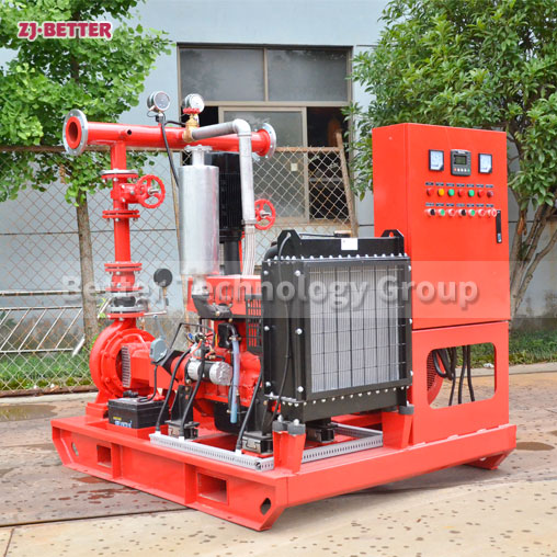 Better manufactures standard fire pump system