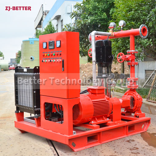 EDJ fire pump set favored by domestic and foreign customers