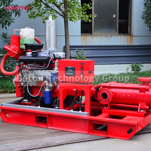 Introduction of configuration and application of multistage diesel fire pump