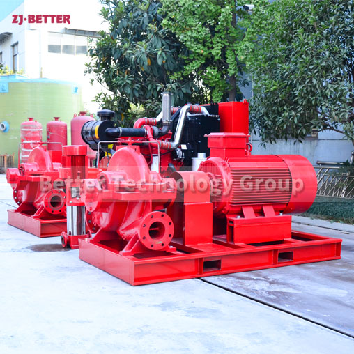 Large EDJ Electric Diesel Dual Drive Fire Pump