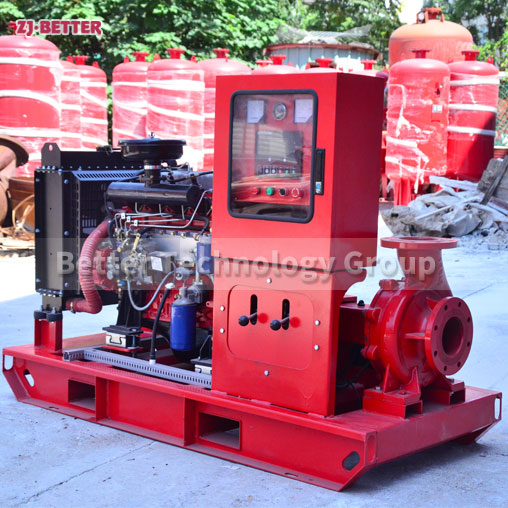 Standard diesel fire pump with control cabinet