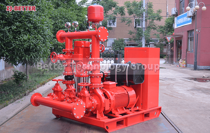 Strictly customized fire pump set according to NFPA 20 requirements