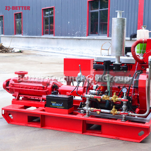 Structure Description of XBC-D Multistage Diesel Fire Pump