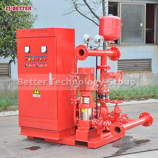 What are the advantages of EJ fire pump sets?