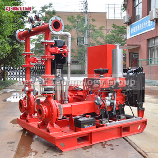 What are the advantages of standard fire pump set equipment?
