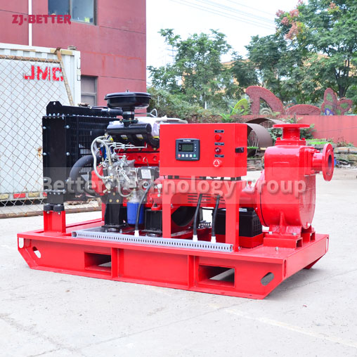 Working Principle Of Diesel Engine Self-priming Fire Pump