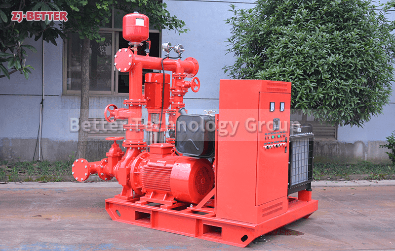 EDJ Fire pump system(electric pump+diesel pump+jockey pump)