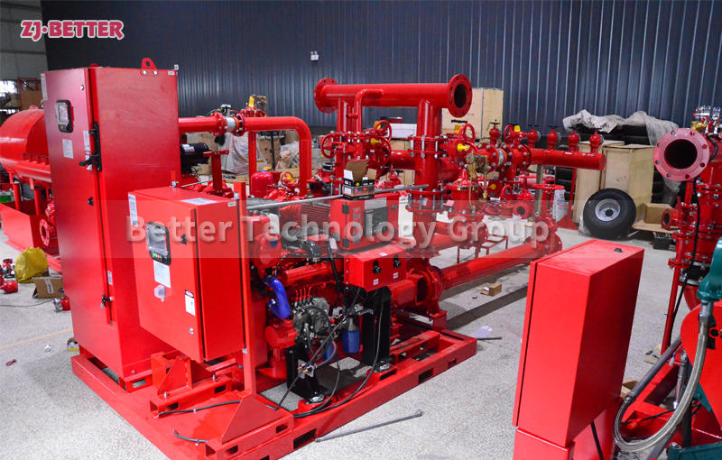 500gpm@100m Complete UL Fire Pump Set with ISO Pump