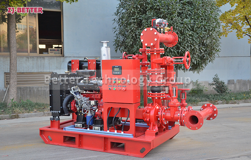 DJ fire pump equipment with good starting characteristics