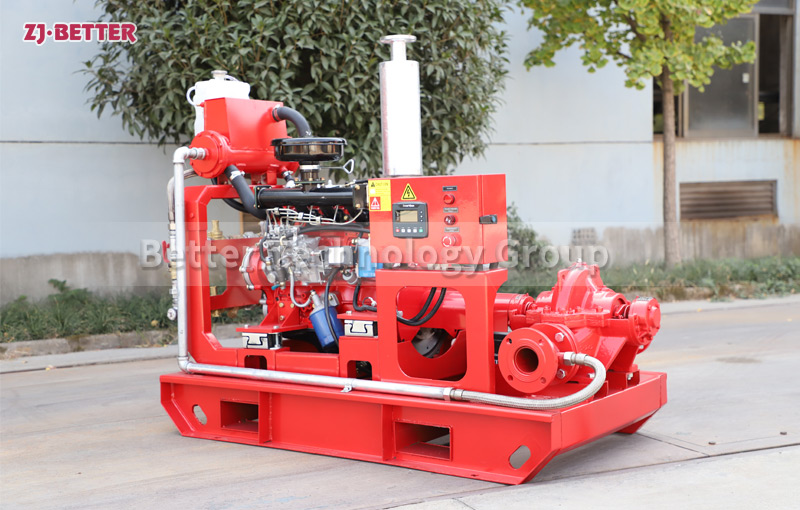 Diesel engine fire pump is a fire pump directly driven by diesel engine