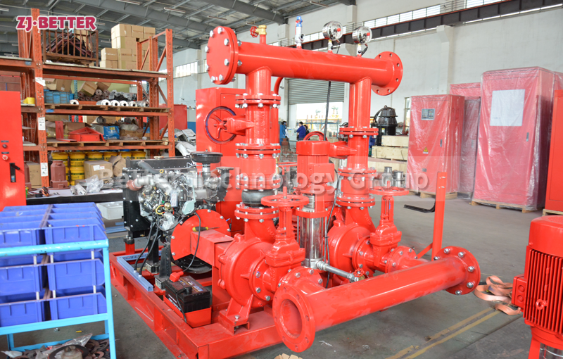 Diesel engine fire pump set function description