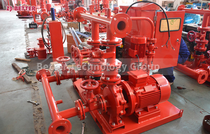 Diesel engine fire pump set is mainly used for pressurization and water delivery of fire system pipelines