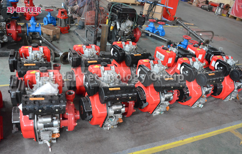 Diesel engine pump has the characteristics of small size and small footprint
