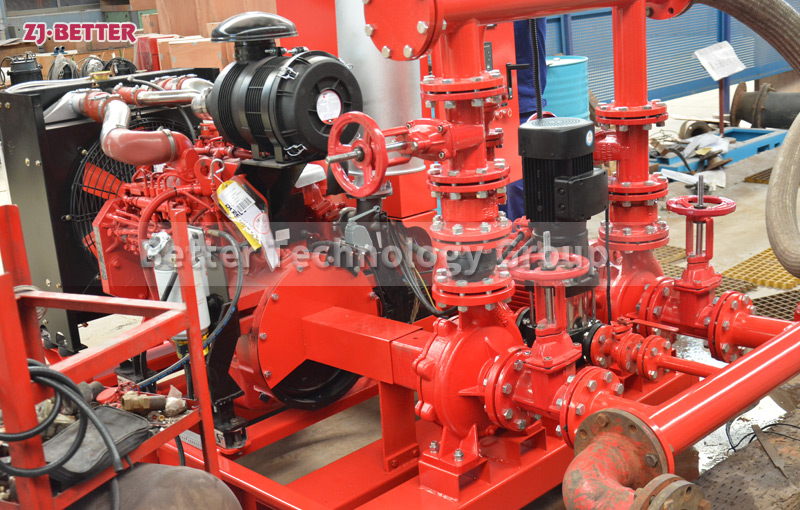 Diesel fire pump can be used with other fire pumps
