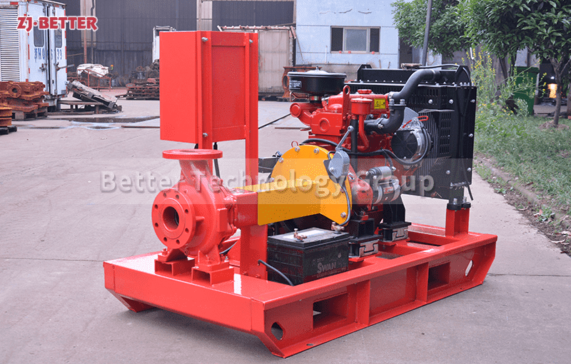 Diesel fire pump is a fire pump that is not affected by the mains