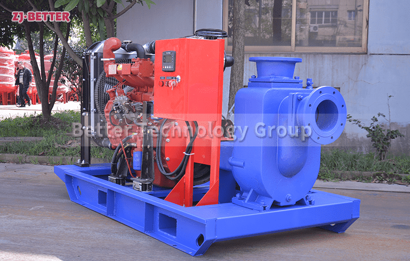 Diesel fire pump is a fixed fire extinguishing equipment