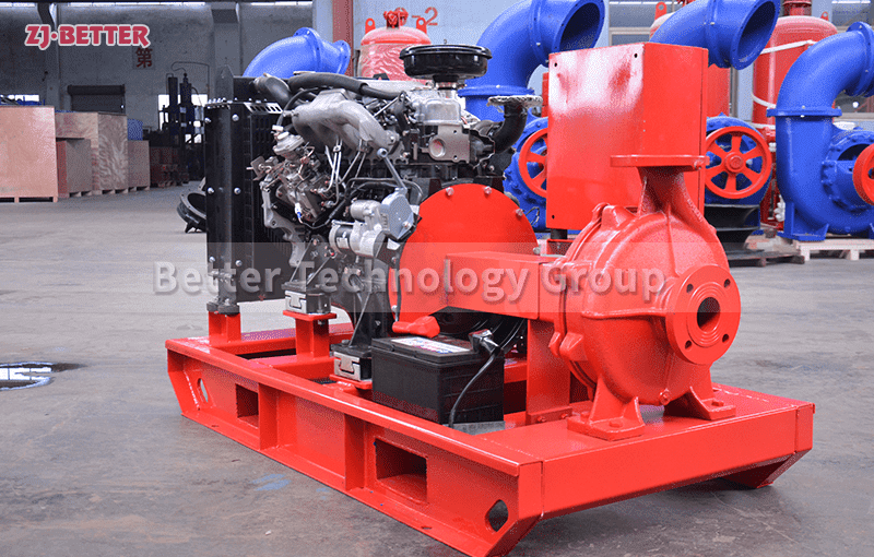 Diesel fire pump sets that can be used with electric fire pumps