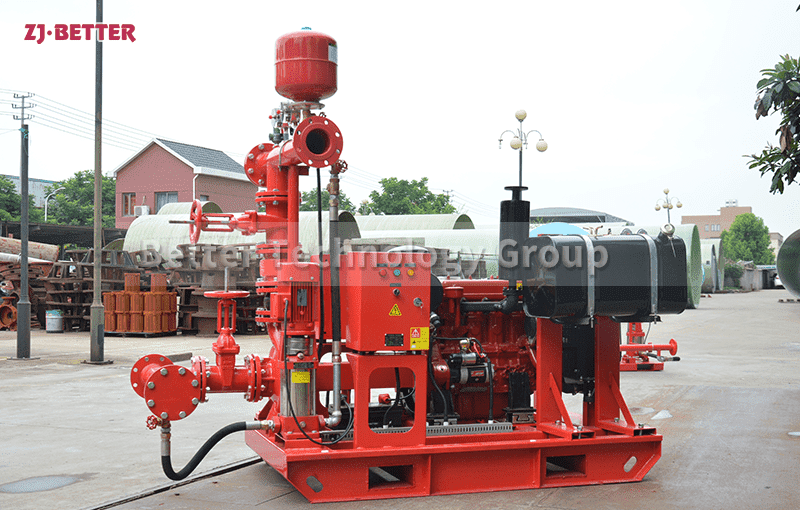 Diesel pump firefighting equipment for any occasion