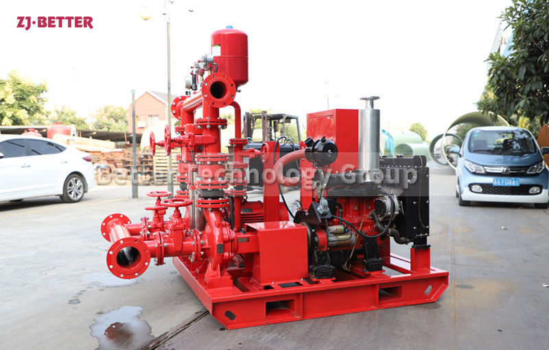EDJ fire pump is the first choice for emergency situations