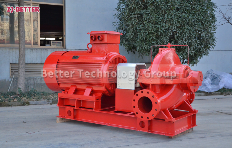 Features of horizontal single stage electric fire pump