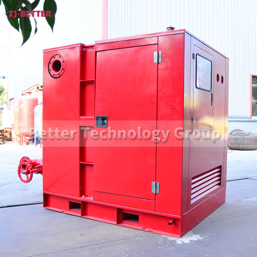 Fire pump sets designed to work outdoors