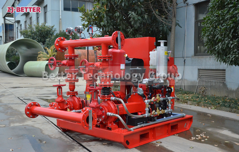 Function introduction of diesel engine fire pump set