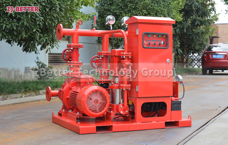 Long service life The fire pump set with guaranteed quality has a long service life