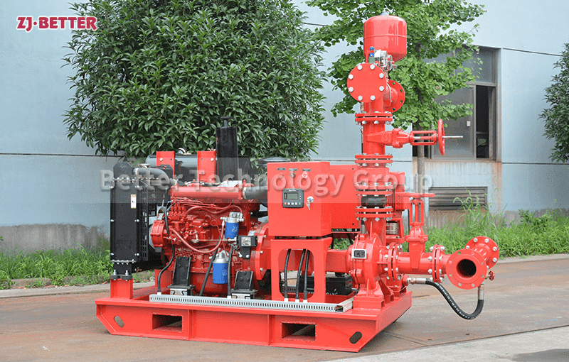 Popular emergency complete fire pump sets manufactured at the Better factory