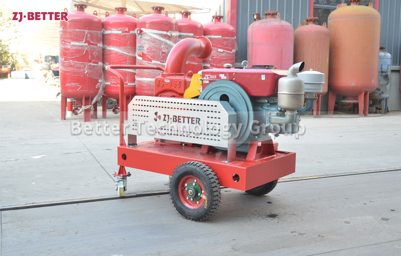 The main heat dissipation methods of diesel engine fire pumps can be divided into two types