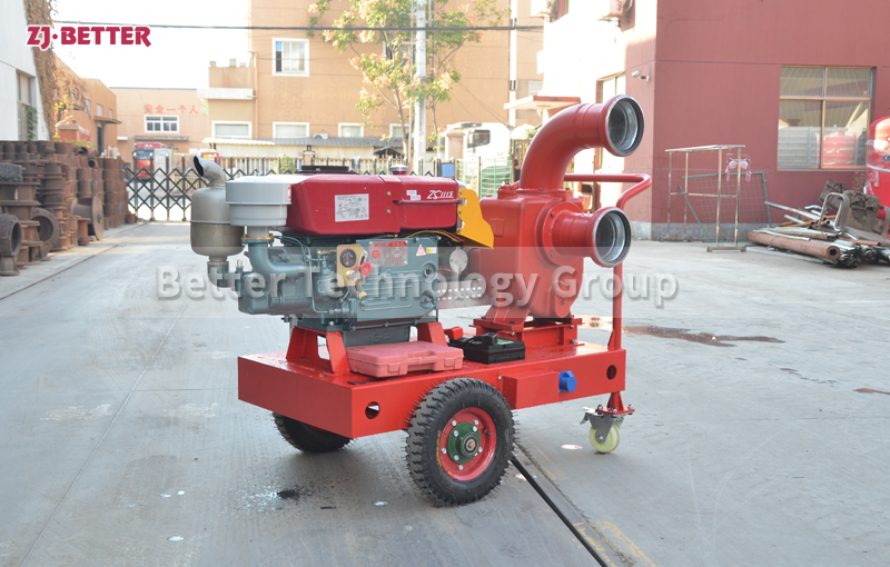 The main heat dissipation methods of diesel engine fire pumps can be divided into two types