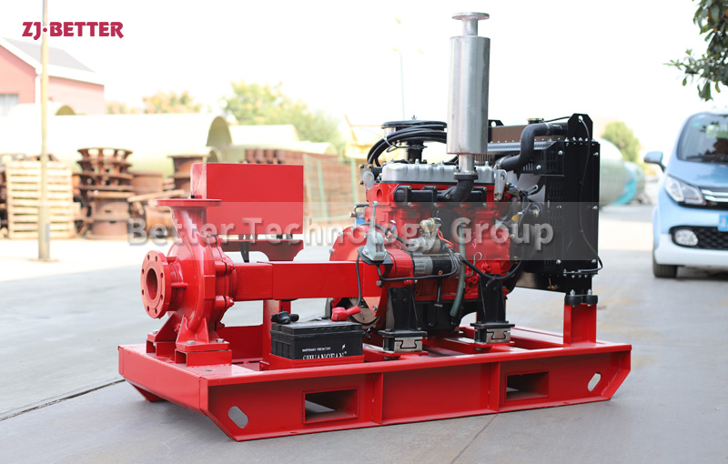 Three starting functions of diesel engine fire pump set