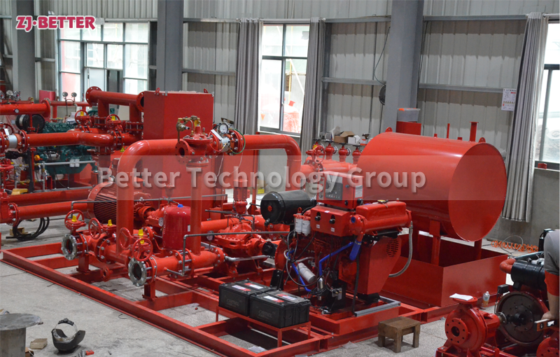 UL fire pump set equipment exported to Bahrain