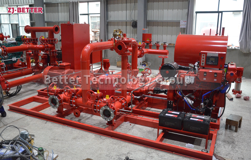 UL fire pump set equipment exported to Bahrain