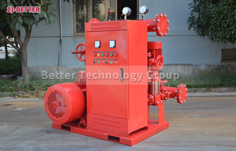 What are the characteristics of a single-stage fire pump?