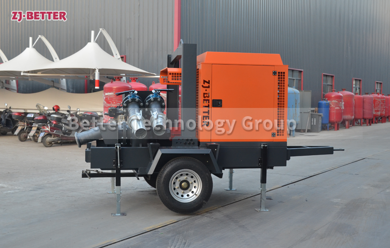 What are the excellent safety features of mobile pump trucks