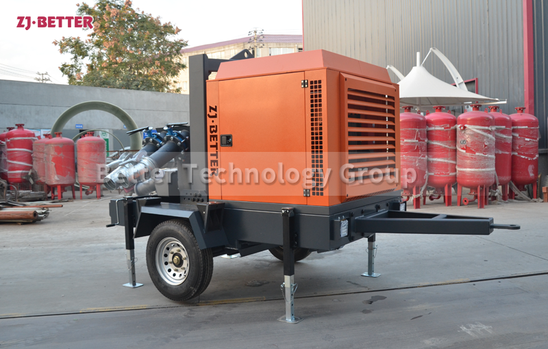 What are the main features of Better fire fighting mobile pump truck?