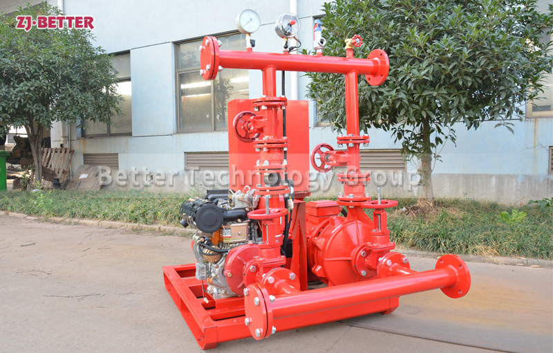 Characteristics of Diesel Engine Fire Pump Set and Several Starting Functions