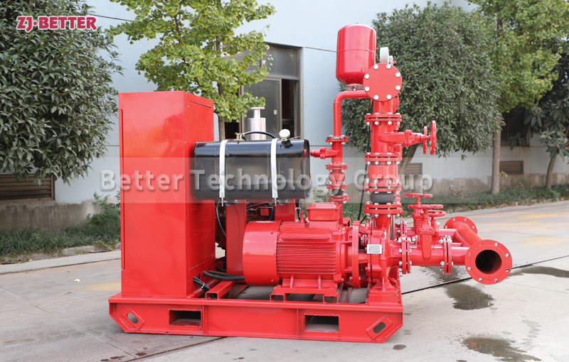 Daily use of diesel engine fire pump