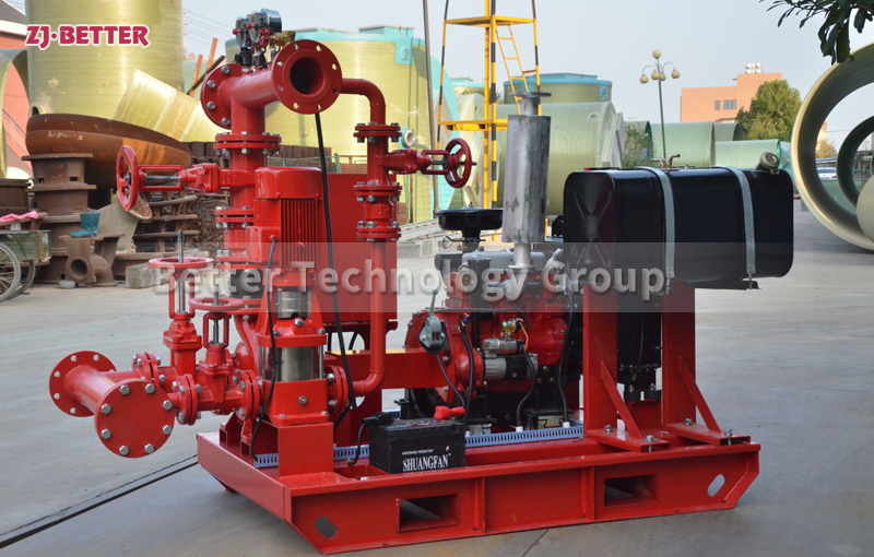Diesel engine fire pump is suitable for unmanned emergency emergency water supply system