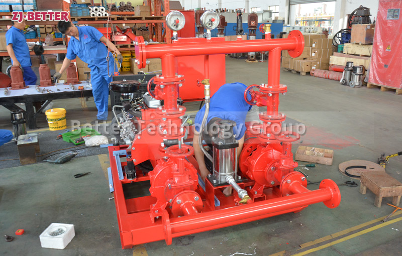 Fire pump standby power diesel generator set