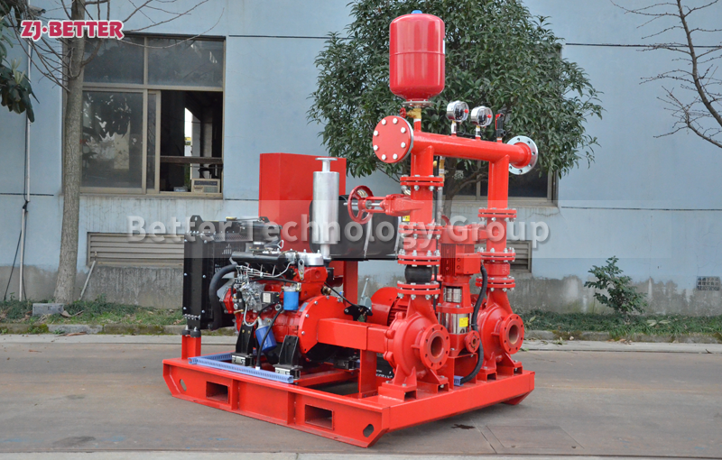 If the power supply is abnormal, you can choose a diesel engine fire pump set