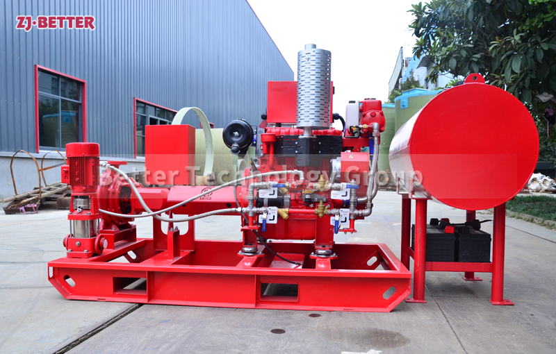 Large EDJ Electric Diesel Double Drive Fire Pump