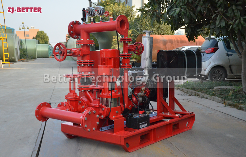 Performance and advantages of diesel engine fire pump
