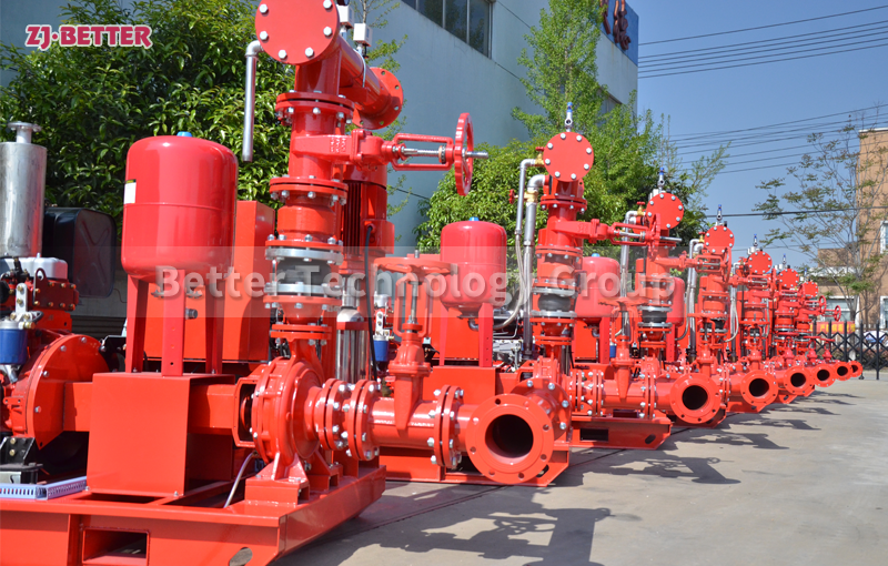 Product features of diesel engine fire pump