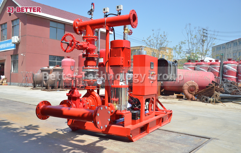 Relevant performance characteristics of diesel engine fire pump