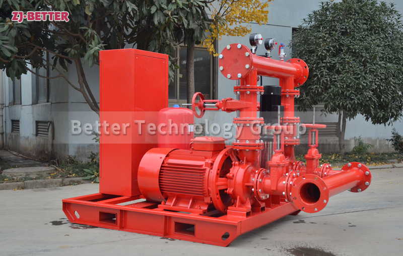What are the advantages and characteristics of diesel engine fire pumps